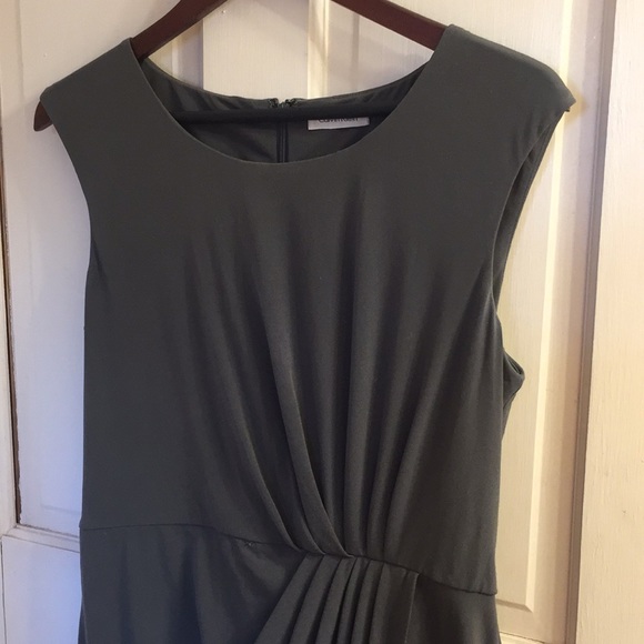 Calvin Klein size 10 Work Dress Olive Green - Picture 2 of 3
